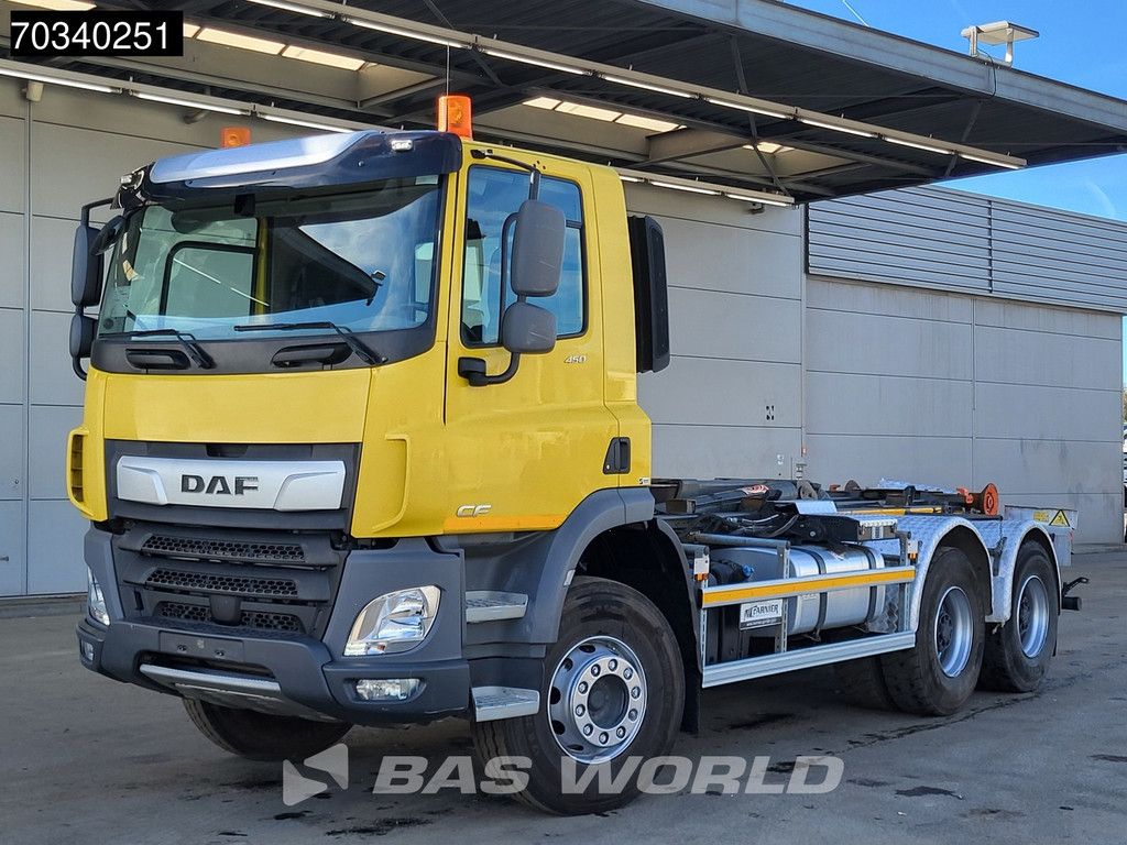 DAF CF 450 6X4 AJK HL20-5430 containersystem Full Steel Big-Axle Automatic Euro 6