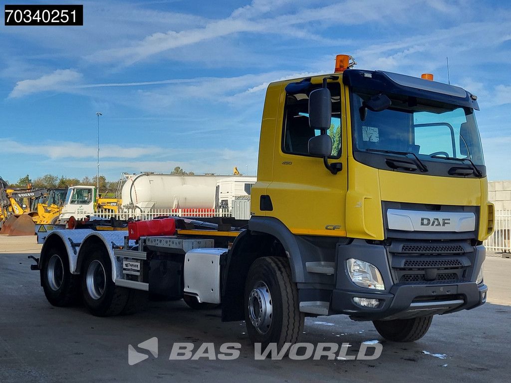 DAF CF 450 6X4 AJK HL20-5430 containersystem Full Steel Big-Axle Automatic Euro 6