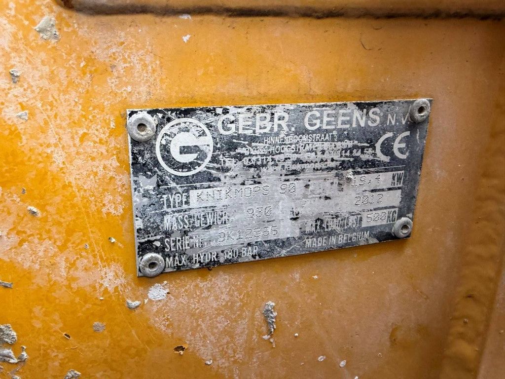 Articulated loader Gebr Knikmops 90 Diesel 19.4kW 2012