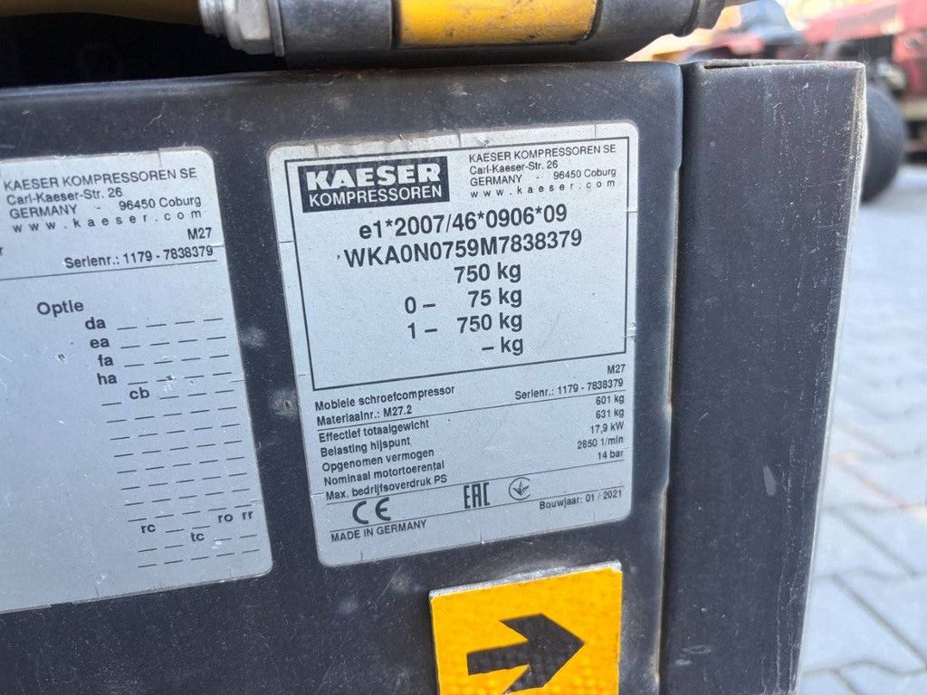 Kompressor Kaeser M27 Diesel 14bar 2021