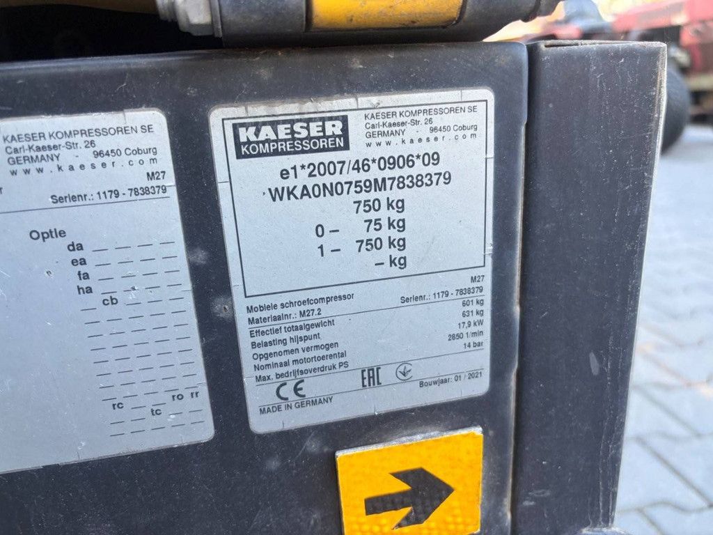 Kompressor Kaeser M27 Diesel 14bar 2021