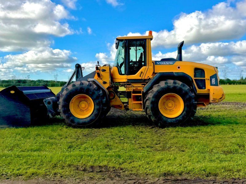 Volvo L110G med CDC, 800mm hjul, centralsmøring