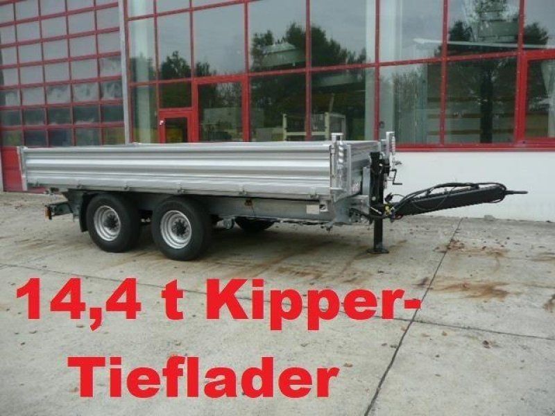 Möslein TTD 14 285 neuer 14,4 t Tandemkipper Tieflader