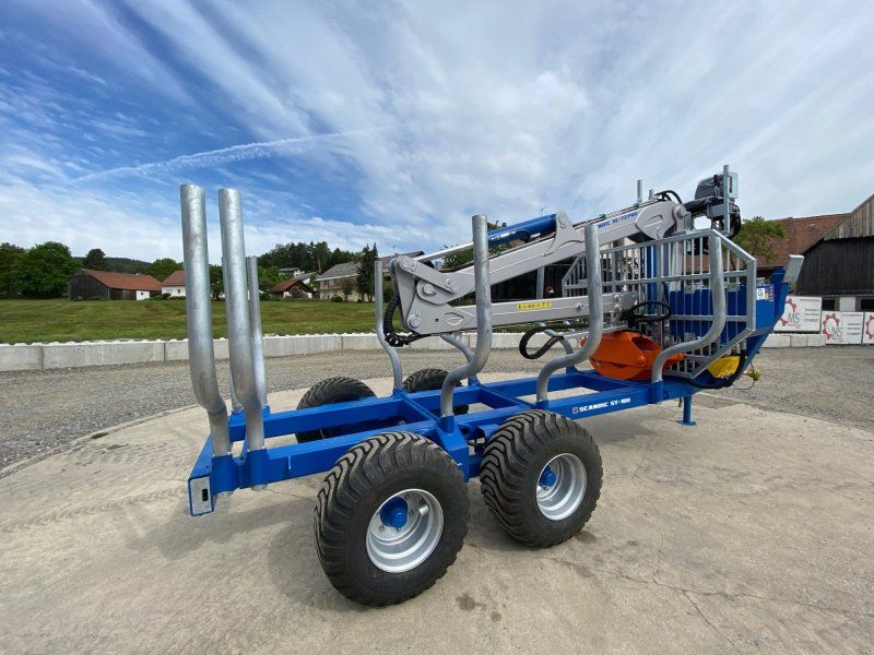 Scandic ST-10D 13t 7,9m Kran 850kg Hubkraft Druckluft Hochsitz
