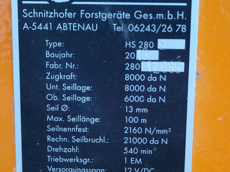 Holzknecht HS 280 E