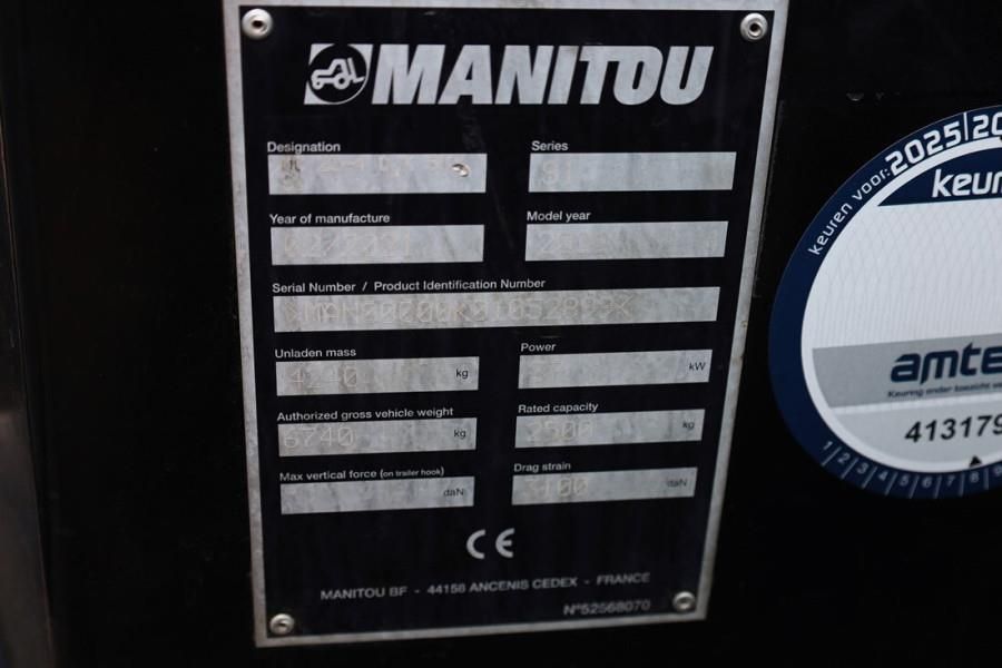 Manitou MC25-4 Valid Inspection, Diesel, 4x4 Drive, 2.5t C