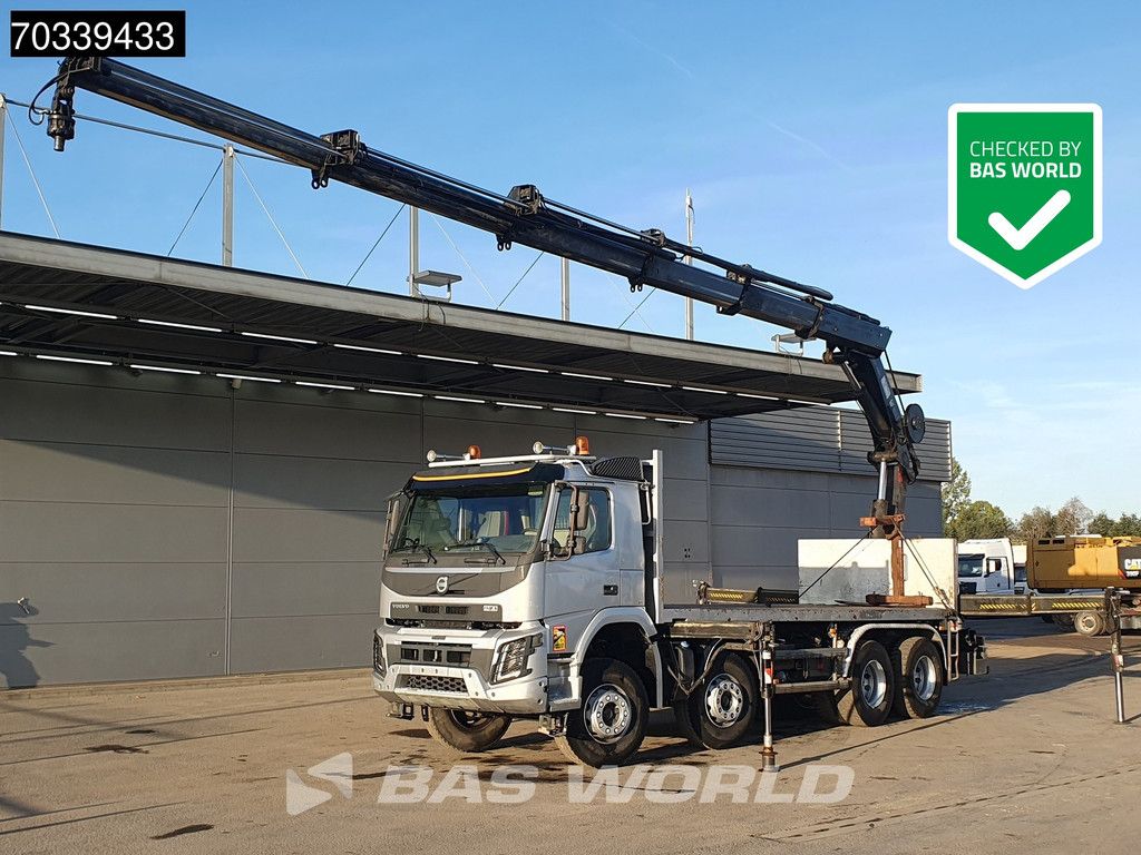 Volvo FMX 460 8X4 HIAB 322EP-5 HIDUO Crane kran Automatic VEB+ Euro 6
