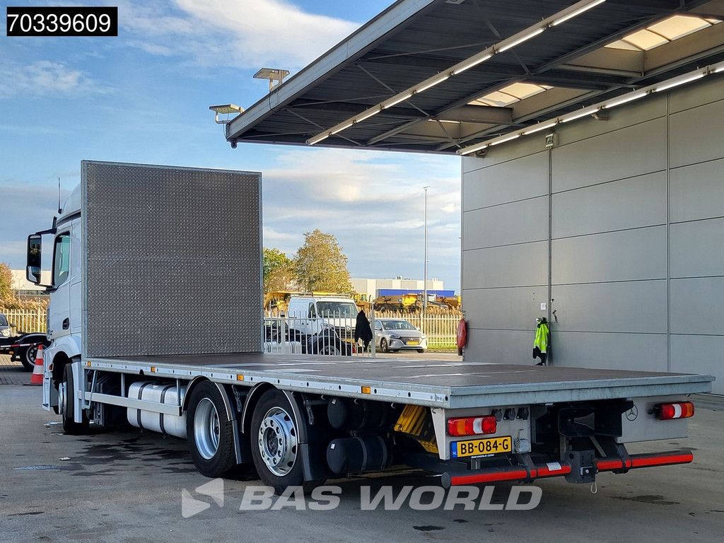 Mercedes Actros Actros 2543 6X2 NL-Truck APK 753cm open platform steering Axle Automatic Retarder Euro 6