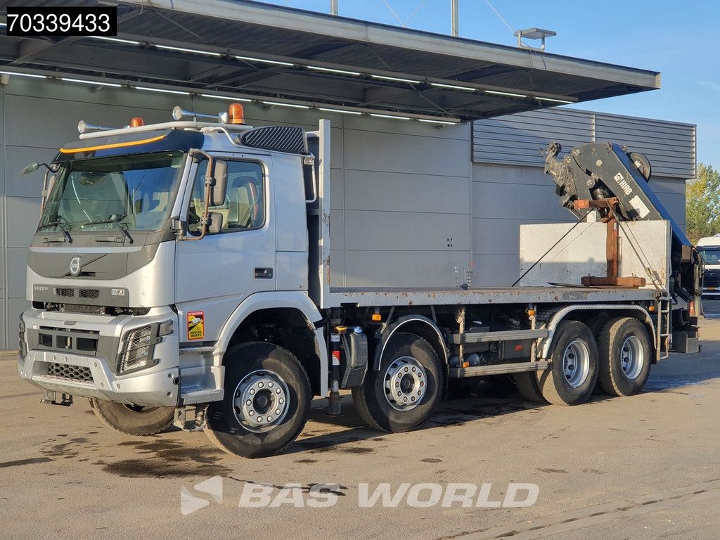 Volvo FMX 460 8X4 HIAB 322EP-5 HIDUO Crane kran Automatic VEB+ Euro 6
