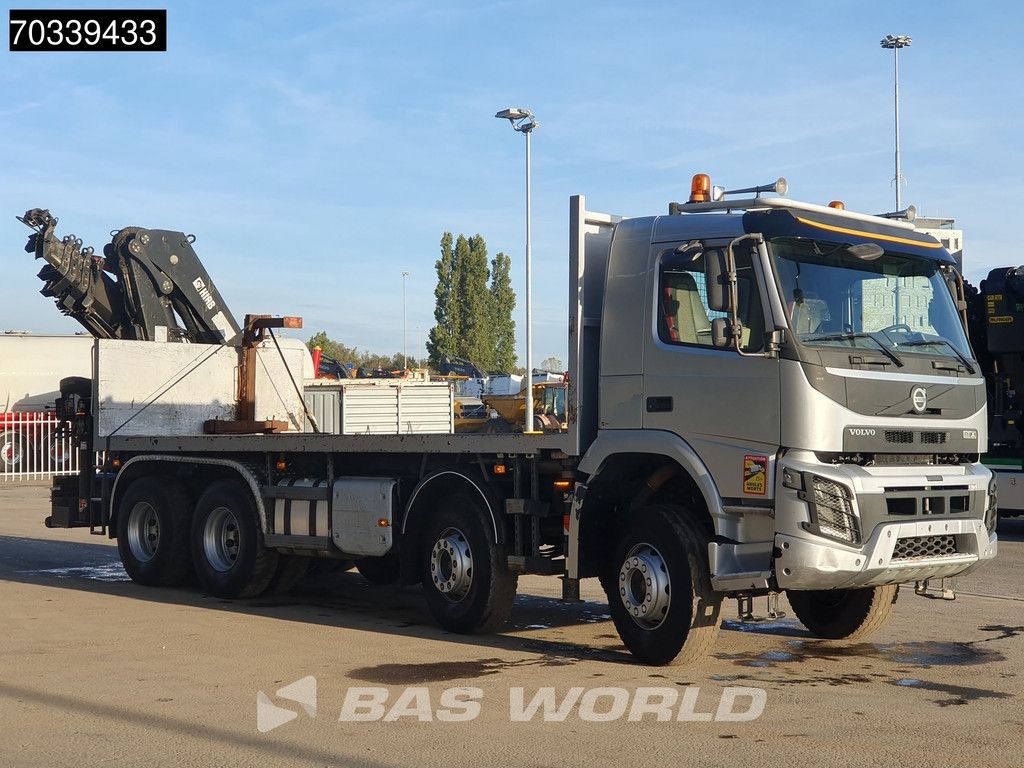 Volvo FMX 460 8X4 HIAB 322EP-5 HIDUO Crane kran Automatic VEB+ Euro 6