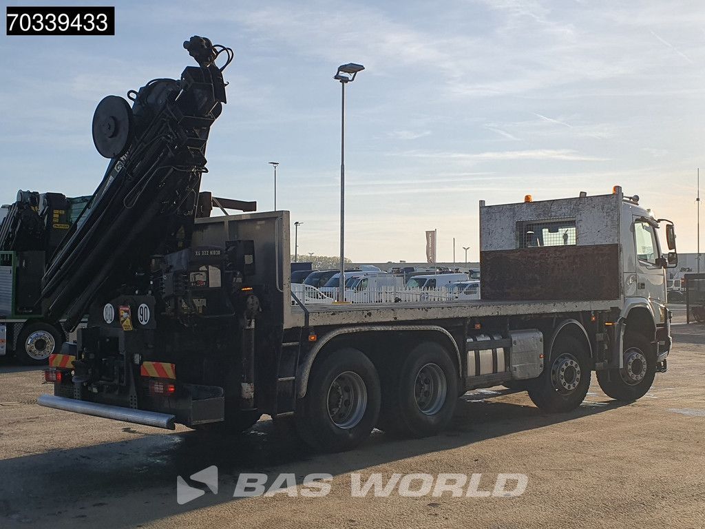 Volvo FMX 460 8X4 HIAB 322EP-5 HIDUO Crane kran Automatic VEB+ Euro 6