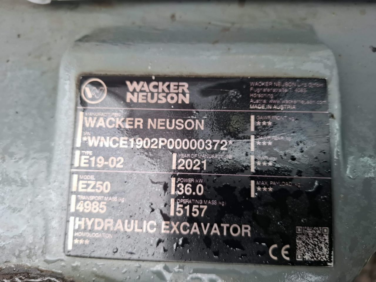 Wacker Neuson EZ50 | bj 2021 | 1990 uur | 3 bakken
