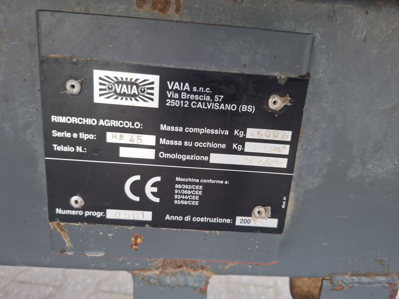 Vaia kieper grondkar