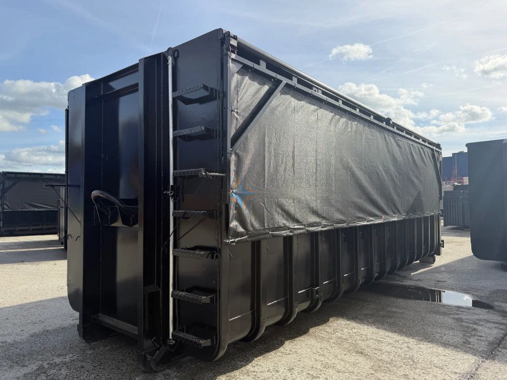 Sidalco 40m3 klapnet container ral 9005
