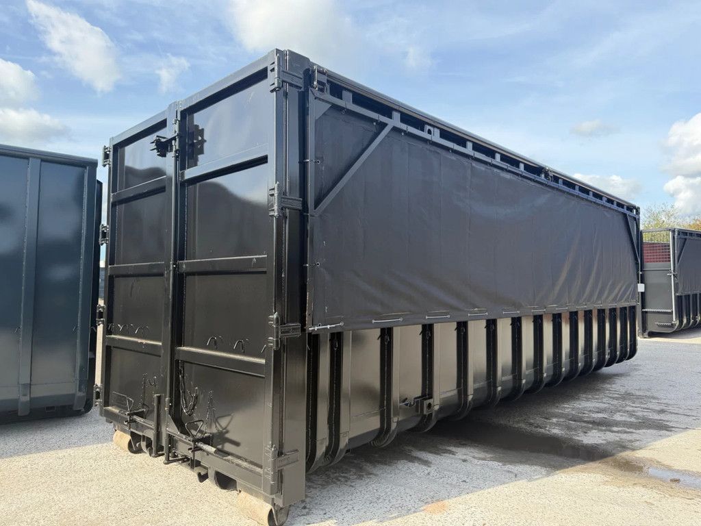 Sidalco 40m3 klapnet container ral 9005