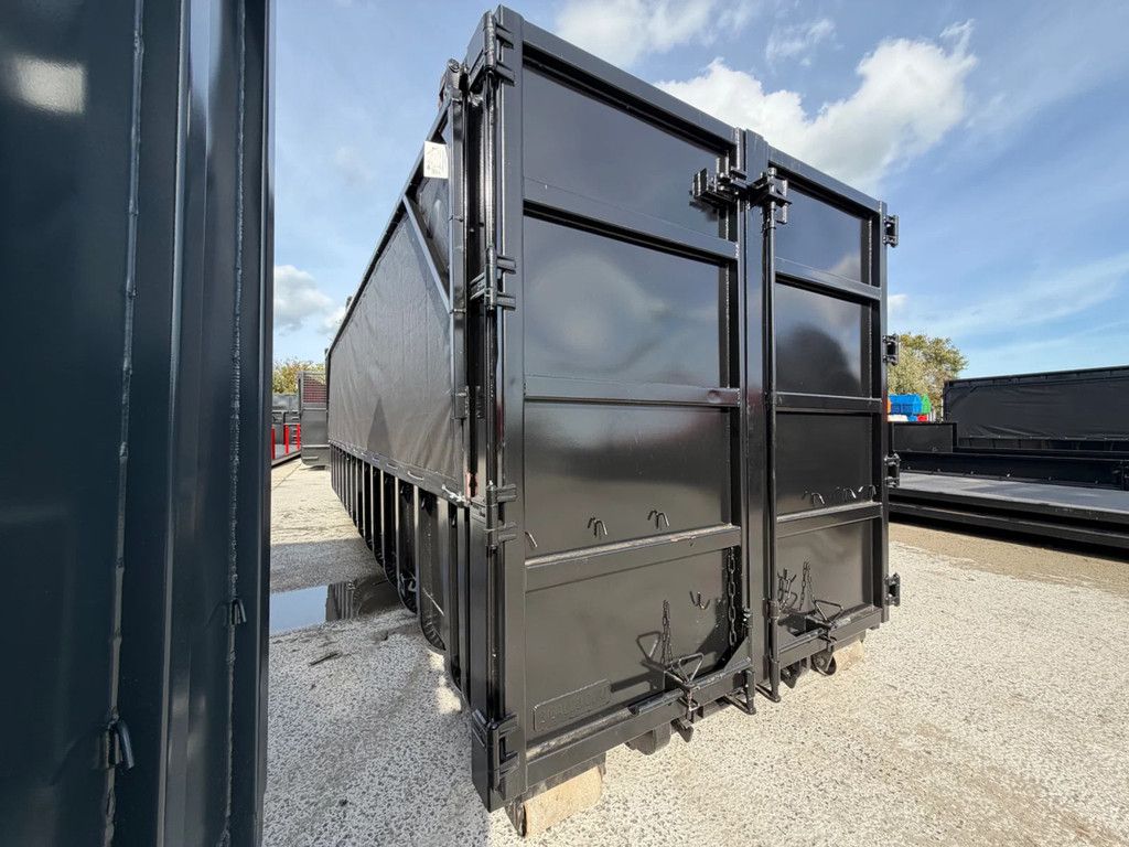 Sidalco 40m3 klapnet container ral 9005