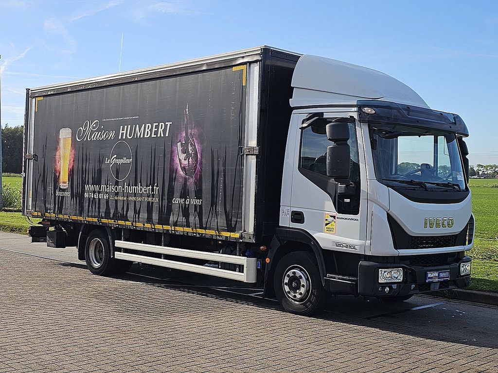 IVECO 120E21 EUROCARGO schuifzeil laadklep!
