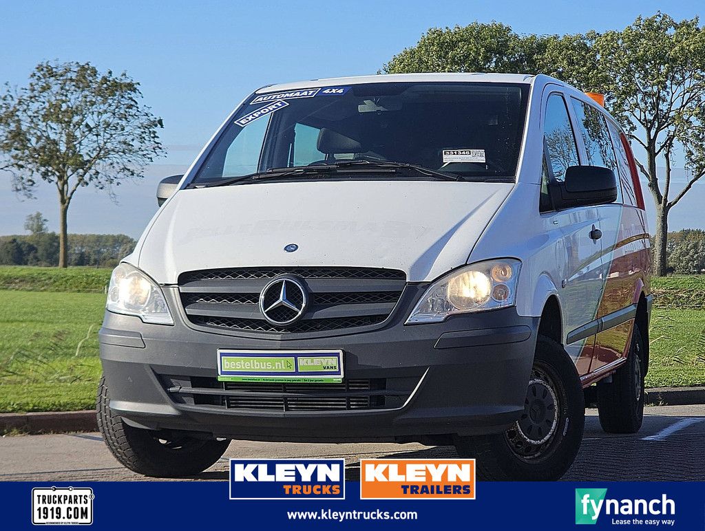 MERCEDES-BENZ VITO 116 L2 dubbele cabine 4x4 ac automaat standkachel
