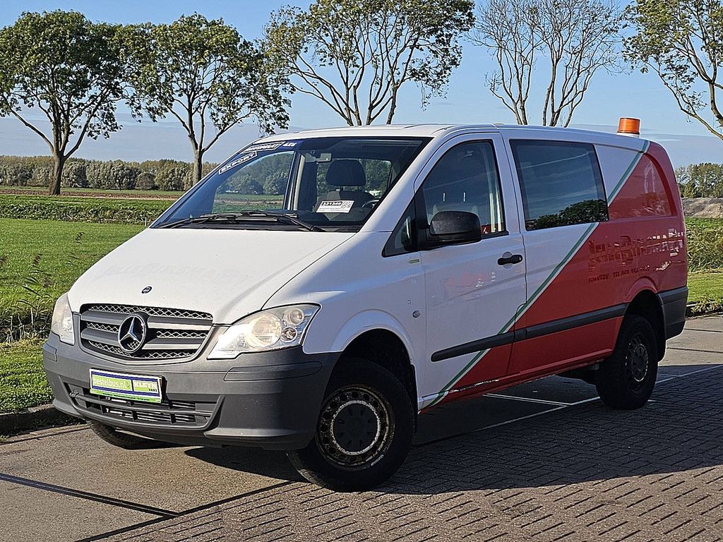 MERCEDES-BENZ VITO 116 L2 dubbele cabine 4x4 ac automaat standkachel