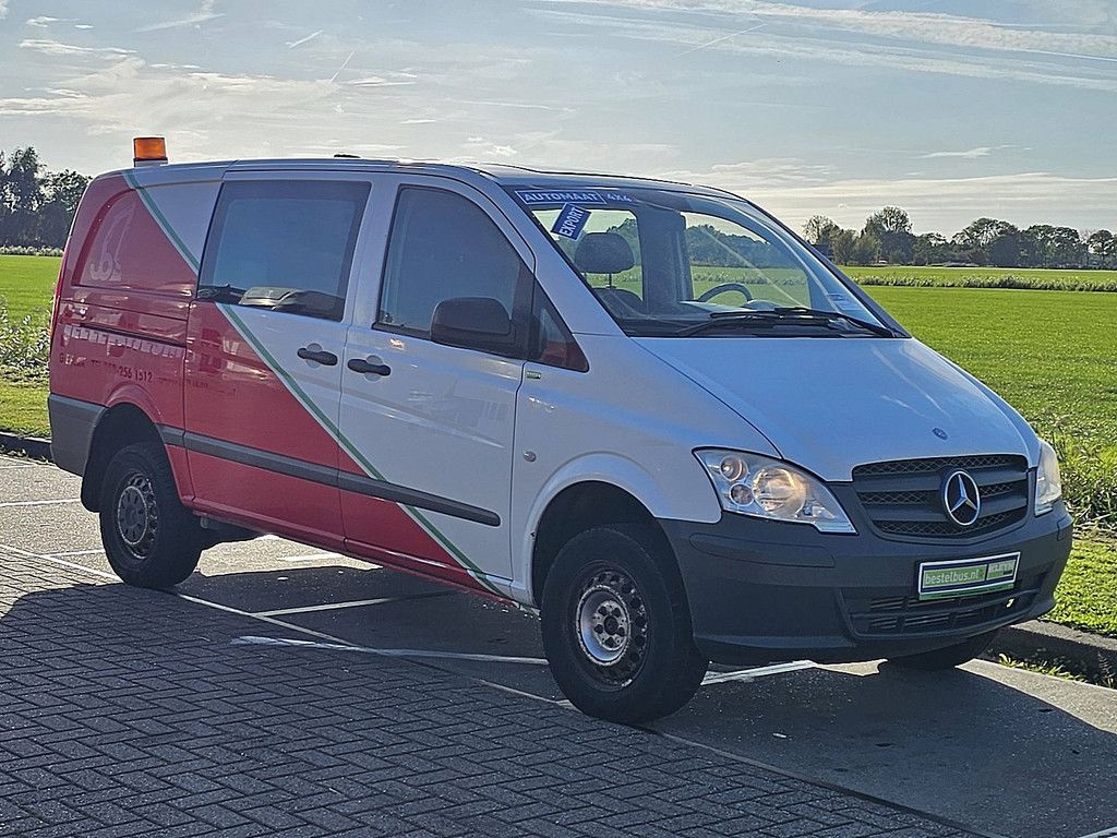 MERCEDES-BENZ VITO 116 L2 dubbele cabine 4x4 ac automaat standkachel