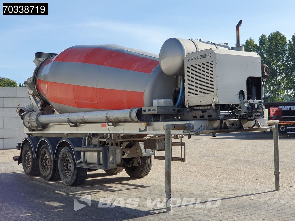 De Buf BM12-39-3 3 Achsen Concrete 12m3 MOT 01/27 SAF Lift Axle