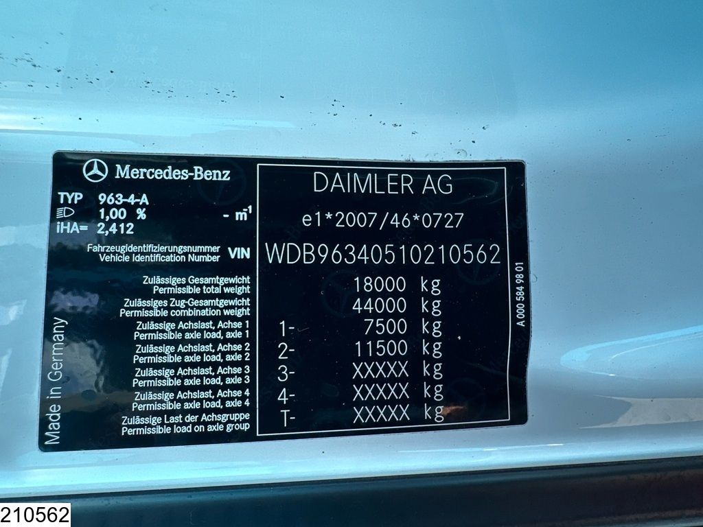 Mercedes Actros 1843 EURO 6, Lohr, Retarder, PTO, Standairco