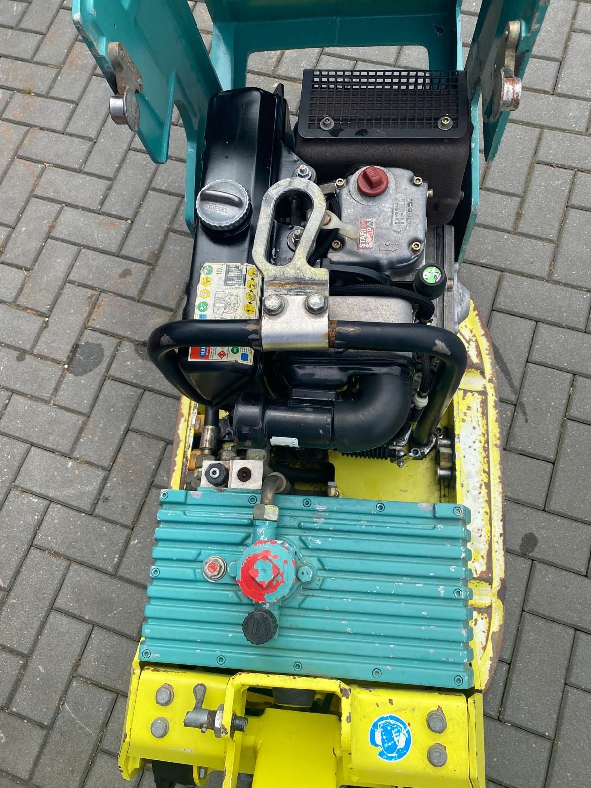 Gebruikte Ammann AVH4020 trilplaat - Hatz diesel motor