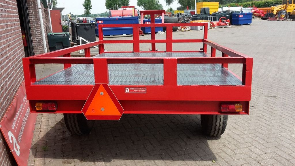 Agomac bakkenwagen bale trailer