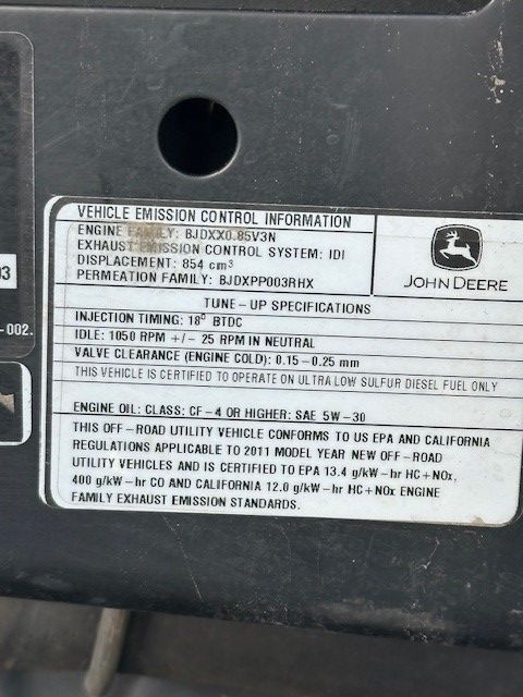John Deere Gator HPX Diesel