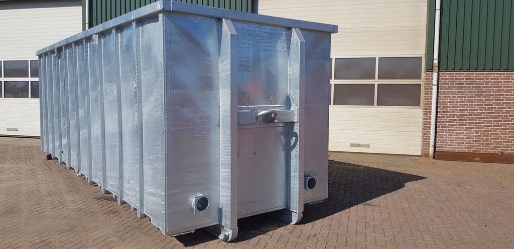 Haakarm mestcontainer 41 m3 - Nieuw slurry container