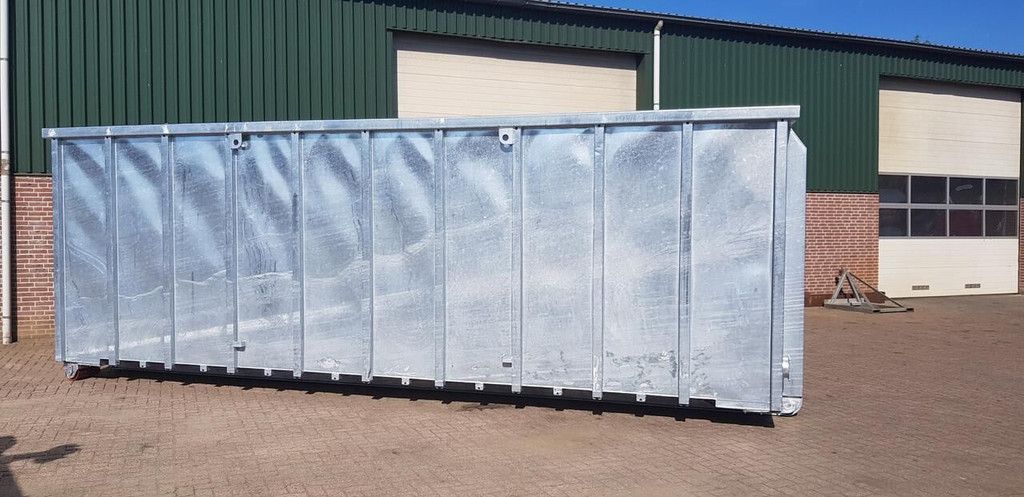 Haakarm mestcontainer 41 m3 - Nieuw slurry container