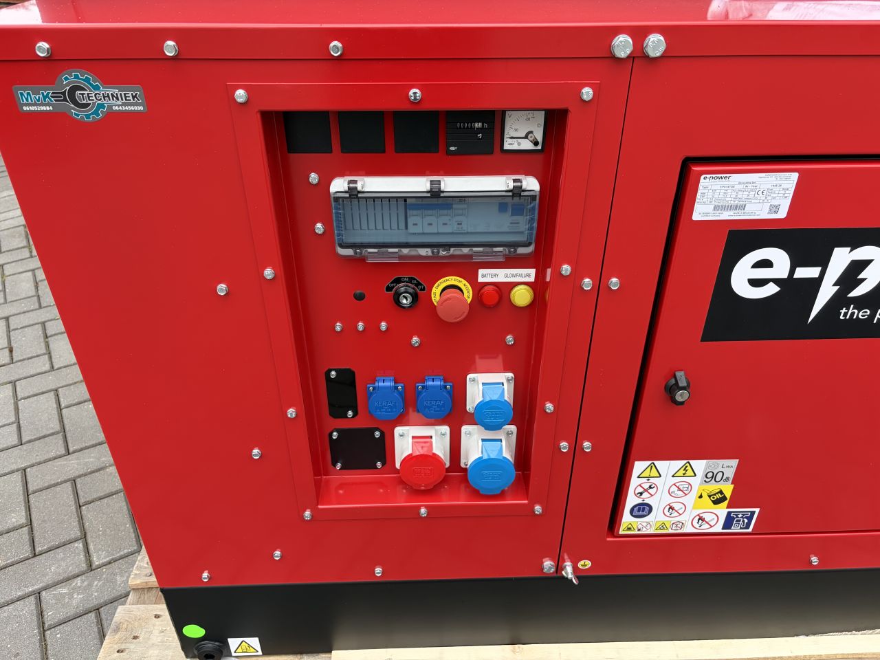 E-Power / Europower EPS14TDE Kubota Diesel Aggregaat - 14 kVA