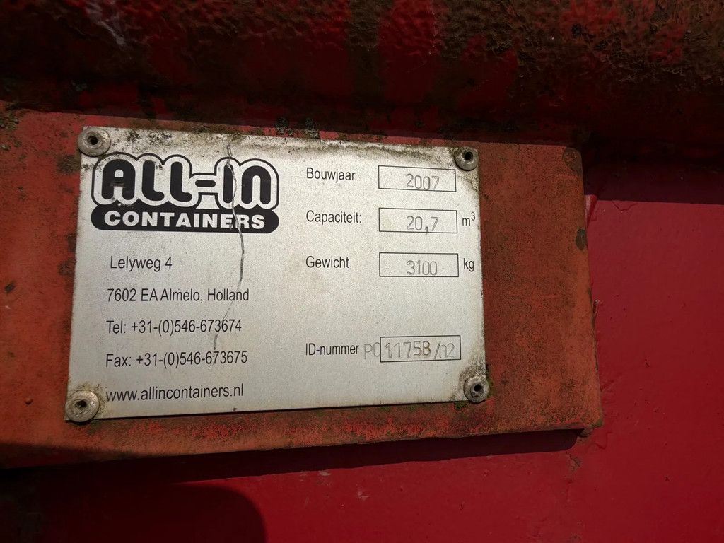 ALL-IN Containers 20m3 container gebruikt