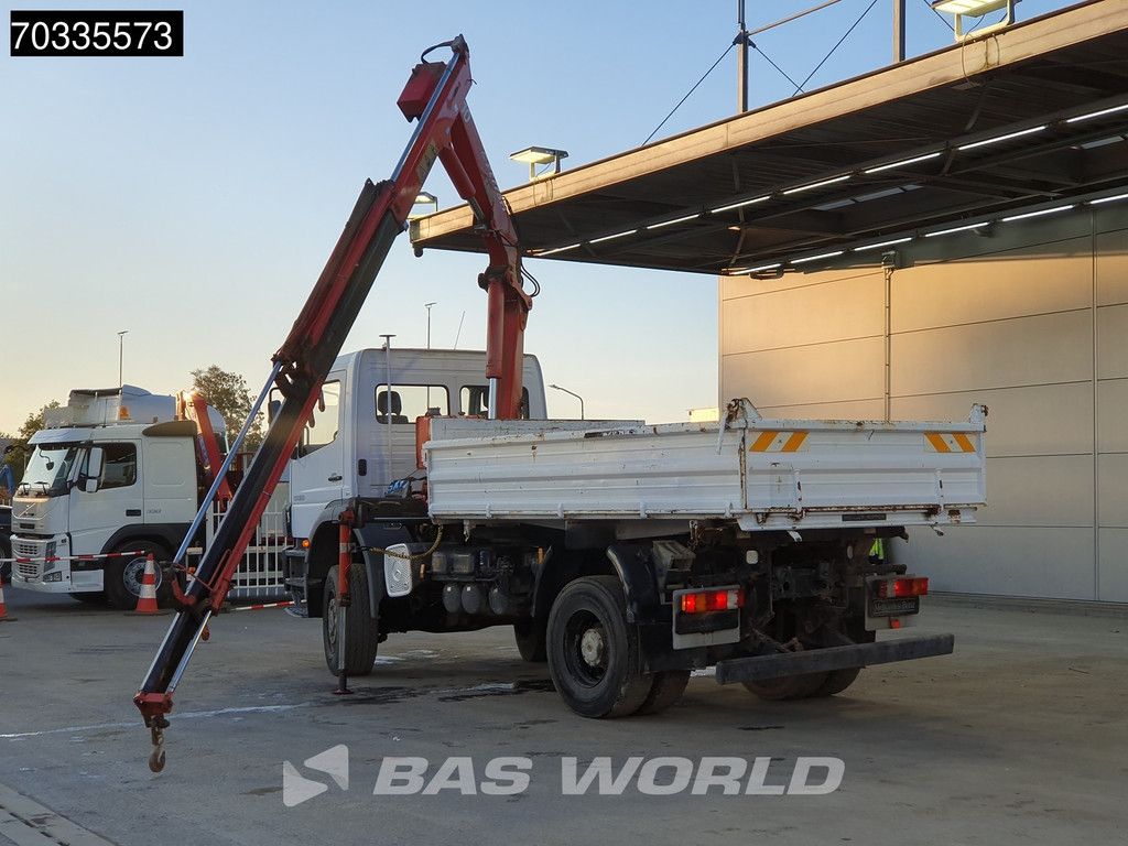 Mercedes Atego 1823 4X4 Ferrari 710 A4 Crane Kran 4x4 Full Steel Manual gearbox Euro 3
