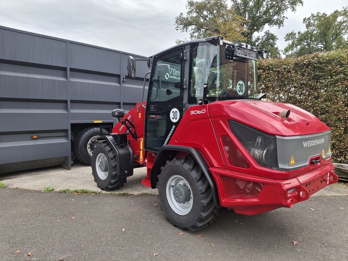 Weidemann 3060 wiellader, shovel, BJ2025, 30KM/H, Demo!