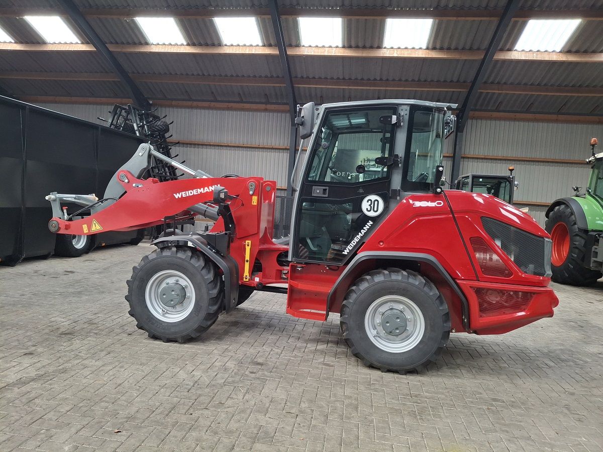 Weidemann 3060 wiellader, shovel, BJ2025, 30KM/H, Demo!