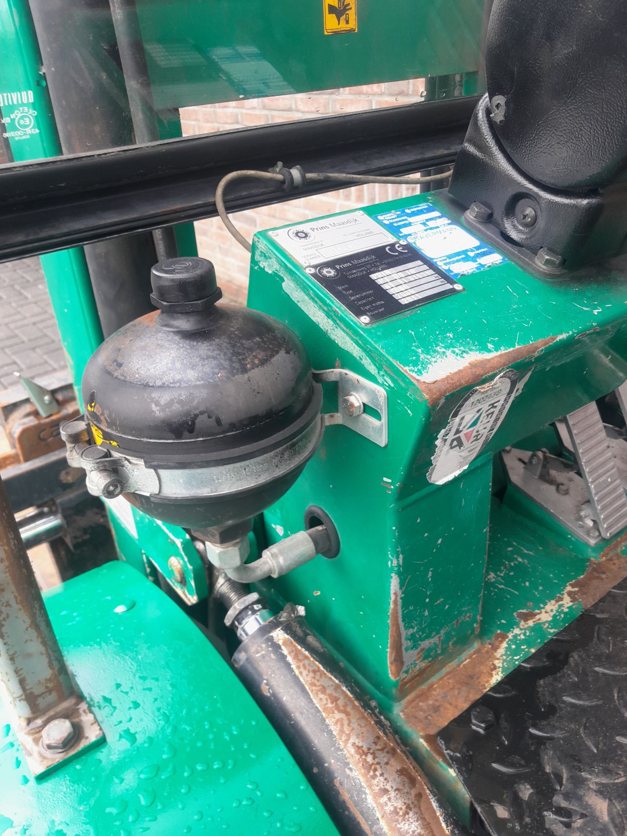 Compacte Diesel Veldheftruck