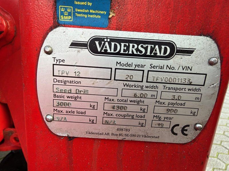 Väderstad Tempo V12 inklusive FH 2200