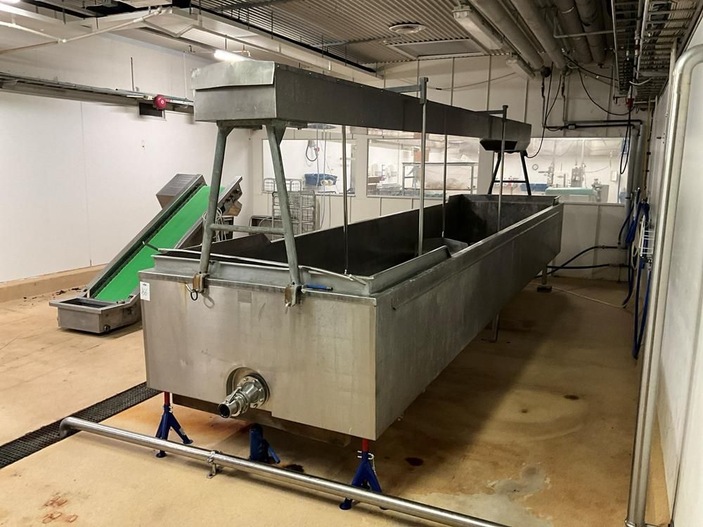 1974 Paasch & Silkeborg OS 5000L roestvrijstalen mengtank