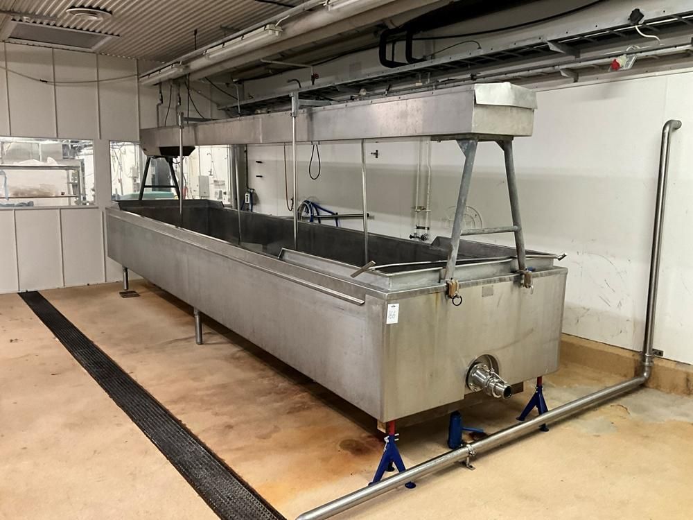 1974 Paasch & Silkeborg OS 5000L roestvrijstalen mengtank