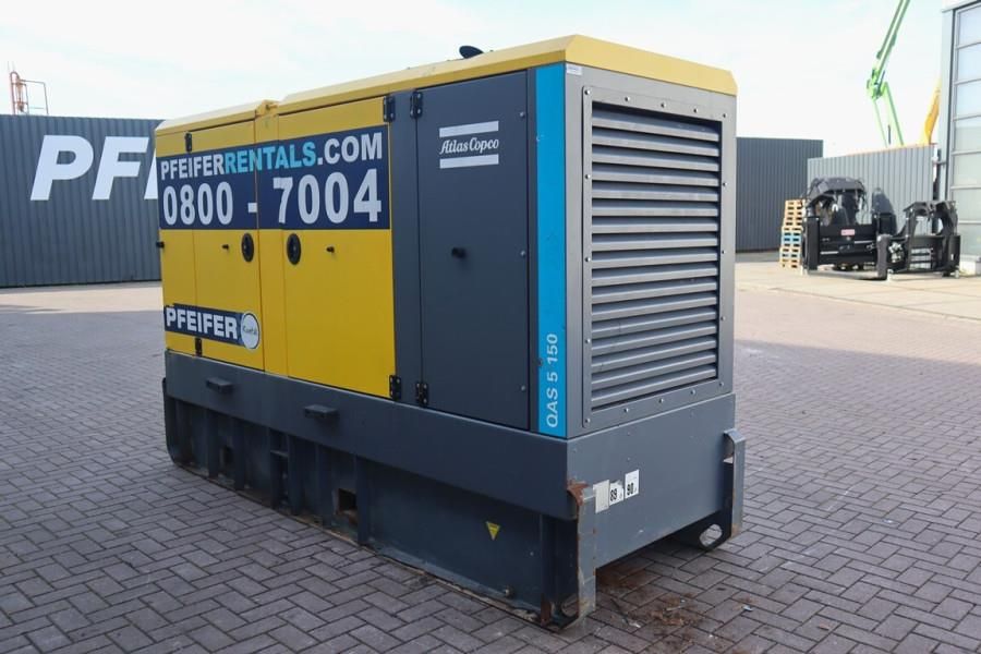 Atlas Copco QAS5 150 Valid Inspection, Diesel, 150 kVA