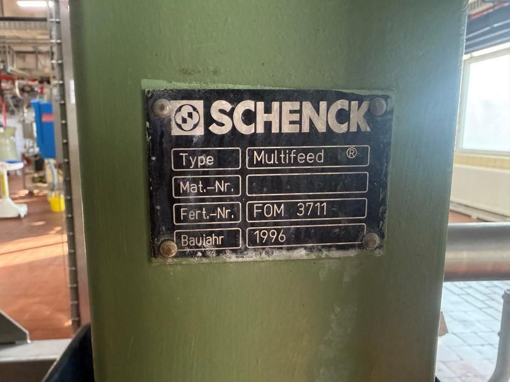 1996 Schenck Multifeed Sorting and weighing system