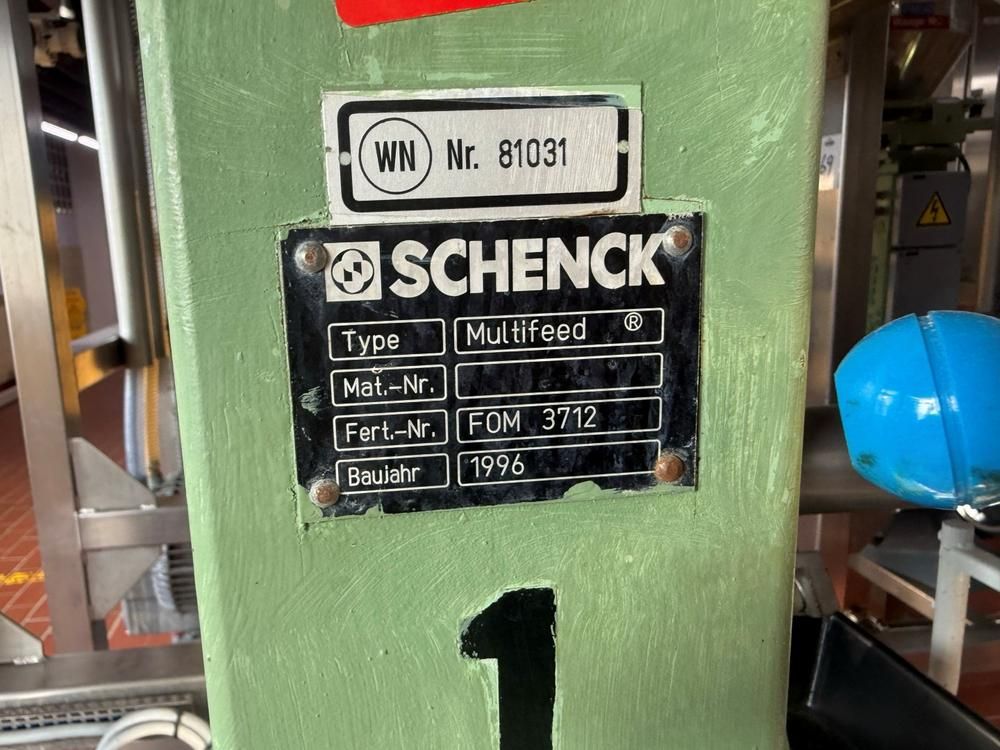 1996 Schenck Multifeed Sorting and weighing system