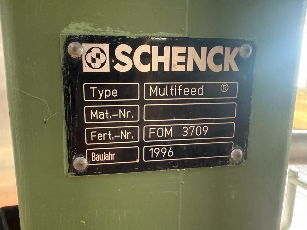 1996 Schenck Multifeed Sorting and weighing system