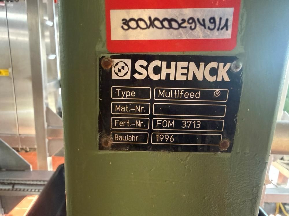 1996 Schenck Multifeed Sorting and weighing system