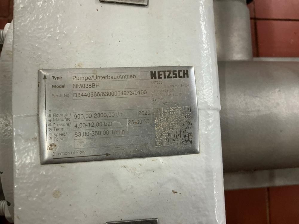 2020 Netzsch NM038BH Progressive cavity pump