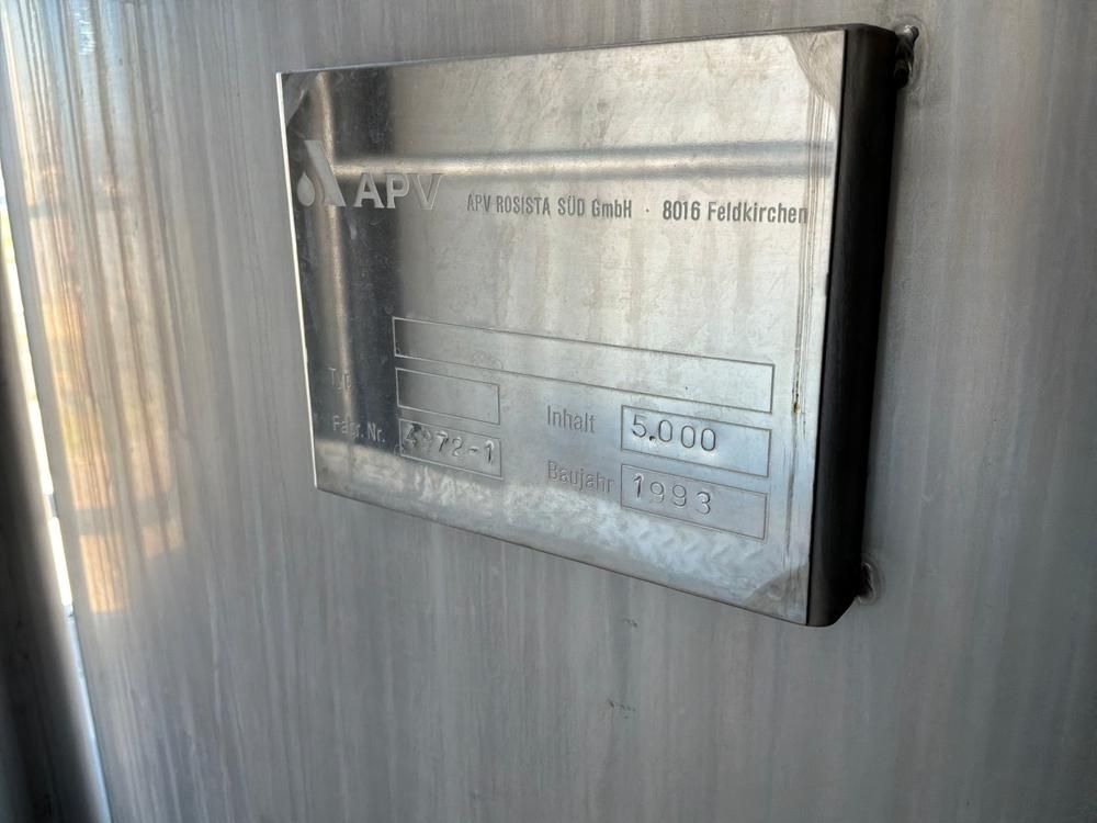APV S/S storage tank 5.000L
