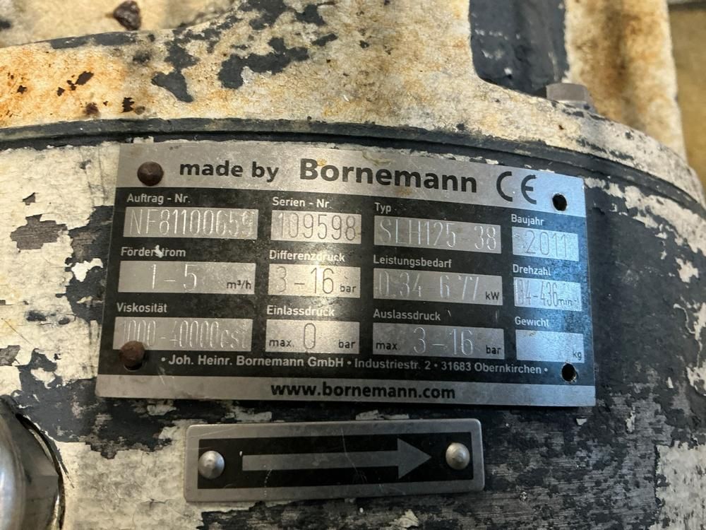 2011 Bornemann SLH125-38 Twin-screw process pump