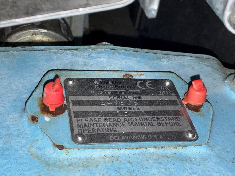 Waukesha Cherry-Burrell 015 Pump