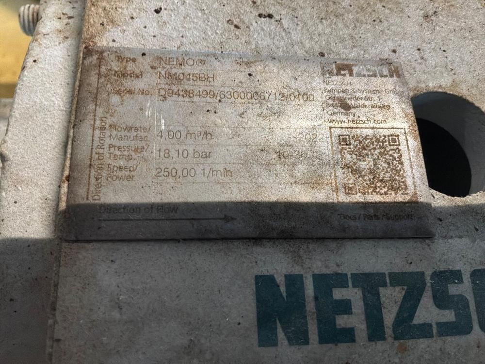 2022 Netzsch NM045B4 Progressive cavity pump